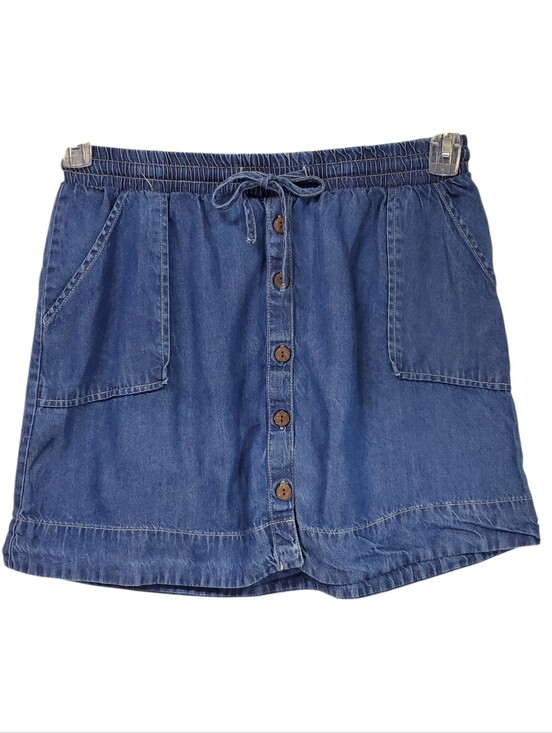 Universal Thread Dresses & Skirts - Universal Thread Chambray Denim Skirt Mini Small Academia Festival Hippie Boho